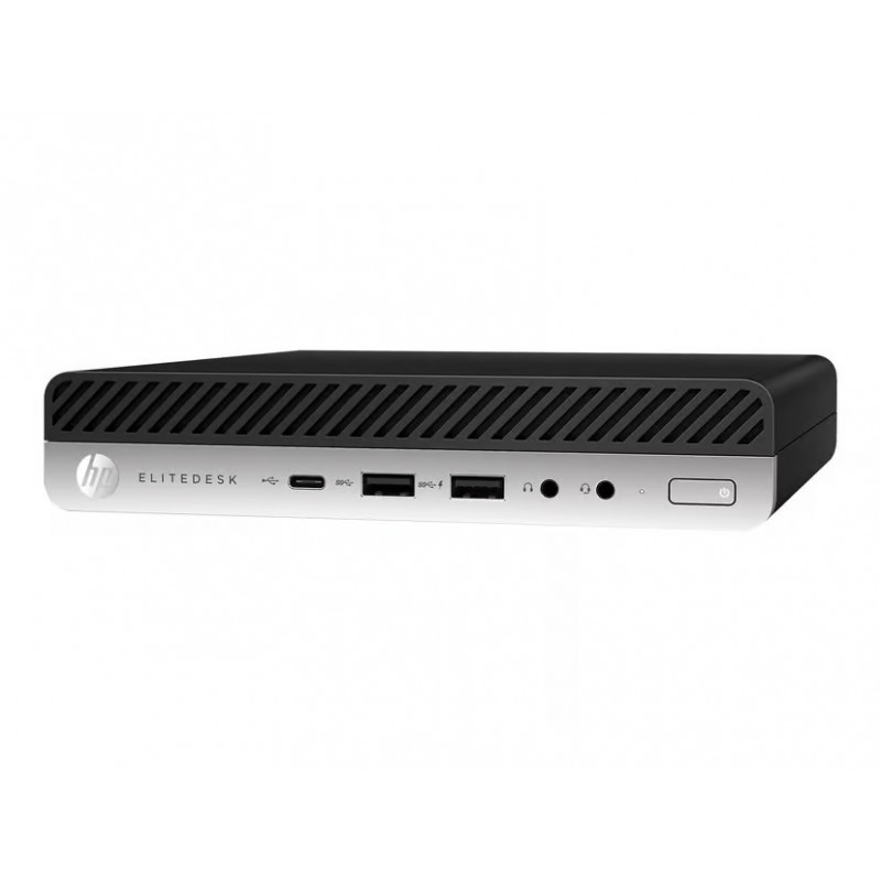 Used desktop computer - HP EliteDesk 800 G5 Mini i5 (gen 8) 8GB 256GB W11P med WiFi (beg)