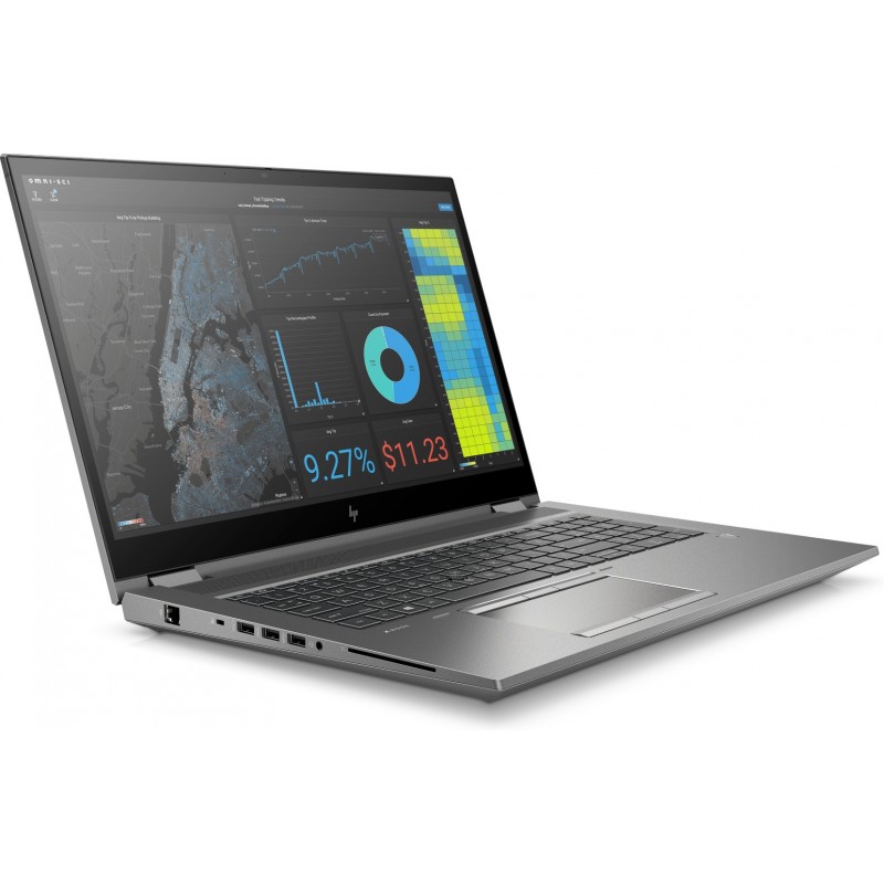 Used laptop 17" - HP ZBook Fury 17 G7 17.3" 4K UHD i7 10th 32GB 512GB RTX 5000 W11P (beg med liten chassiskada)