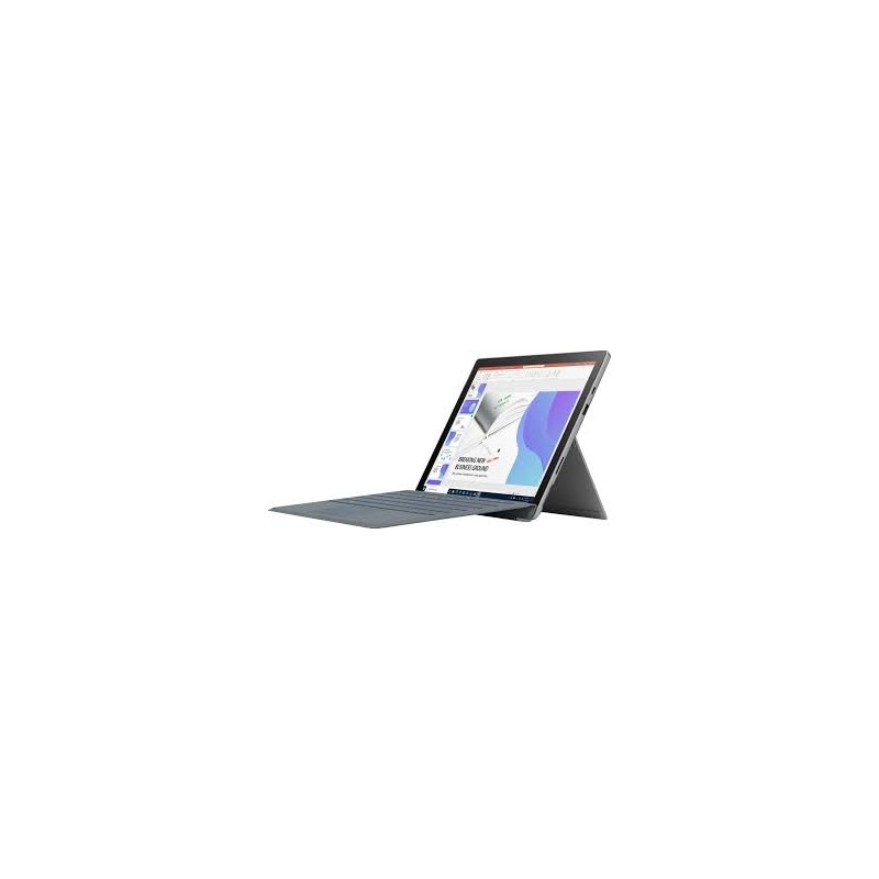 Used laptop 12" - Microsoft Surface Pro 7 Plus 12.3" i5 11th 16GB 256GB W11P Platinum med tangentbord (beg med mura)
