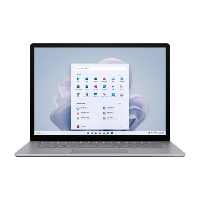 Used laptop 13" - Microsoft Surface Laptop 5 13.5" Touch i5 12th 16GB 256GB W11P Platinum (beg)