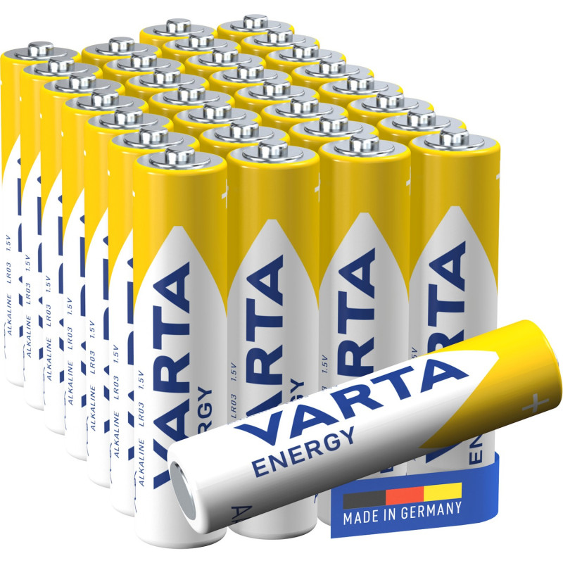 Battery & Battery testers - Varta alkaliskt batteri 30-pack AAA-batterier LR03