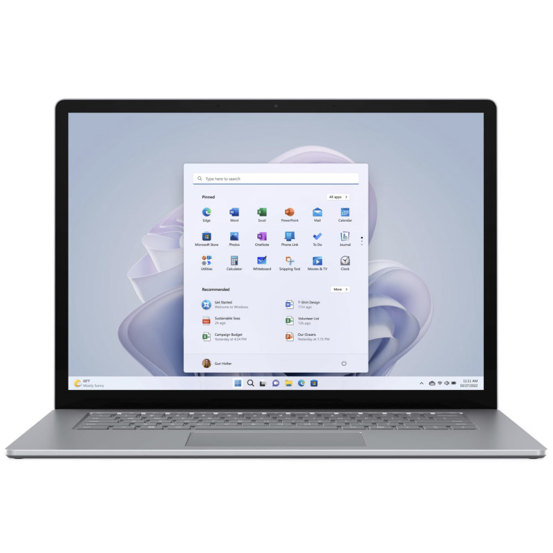 Used laptop 13" - Microsoft Surface Laptop 5 15" Touch i7 12th 16GB 512GB W11P (beg)