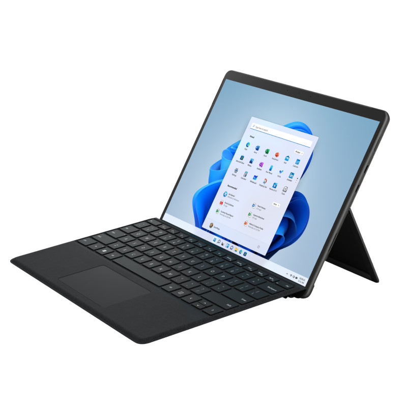 Used laptop 13" - Microsoft Surface Pro 8 13" i5 11th 16GB 256GB W11P med tangentbord (beg)