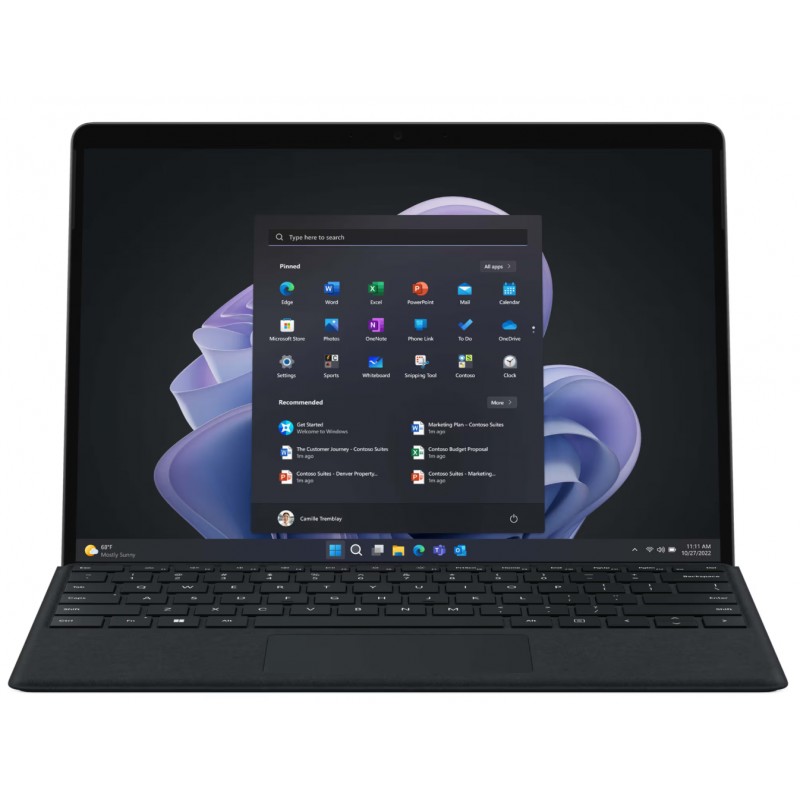 Used laptop 13" - Microsoft Surface Pro 9 13" i7 12th 16GB 256GB W11P med tangentbord (beg med liten repa skärm)