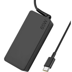 Universal 65W USB-C datorladdare med strömkabel | Topmedia | 65W-UC...