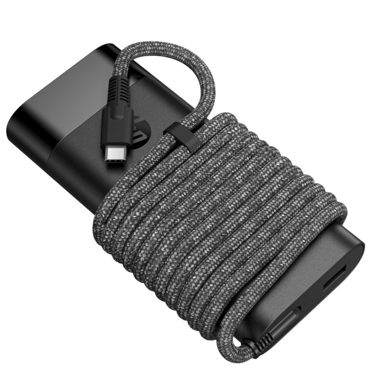 USB-C Chargers - HP Original 100W USB-C datorladdare med strömkabel (beg)