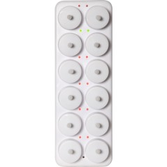 12-pack med laddningsbara LED-värmeljus inklusive batteriladdare me... LED-ljus - 12-pack med laddningsbara LED-värmeljus inklusive batteriladdare med timer