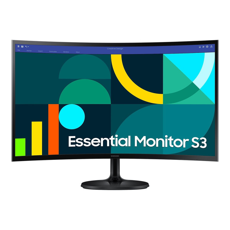 Samsung S27D366GAU välvd 27" Full HD 100 Hz LED-skärm med VA-panel ... Computer monitor 25" or larger - Samsung S27D364GAU välvd 27" Full HD 100 Hz LED-skärm med VA-panel