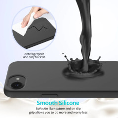 Phone Accessories - Mjukt stöttåligt silikonskal till iPhone 16e och iPhone 17e