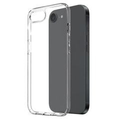 Set med skärmskydd och genomskinligt skal till iPhone 16e och iPhone 17e