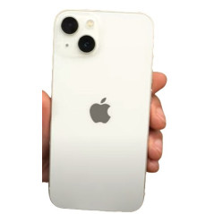 iPhone 13 256GB 5G Starlight med 1 års garanti (beg med nytt batter...