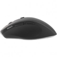 Wireless mouse - Deltaco trådlös mus 6 knappar med scroll, 1600 DPI