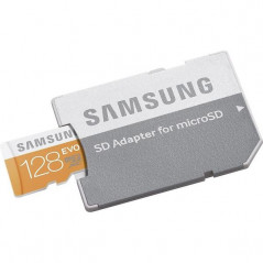 Samsung muistikortit microSDXC + 128GB SDXC (luokka 10 UHS-I)
