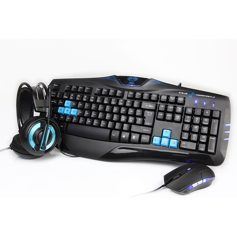 Gaming Keyboard - E-Blue Cobra Tarkennettu Gaming Set