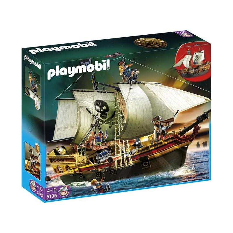 LEGO - Playmobil Merirosvot merirosvolaiva