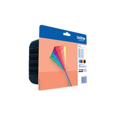 Bläckpatron Brother LC 223 - svart och färg 550 sidor