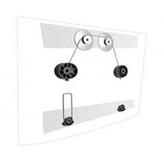 Wall brackets for speakers and TVs - Ohut seinäteline VESA TV tai monitori