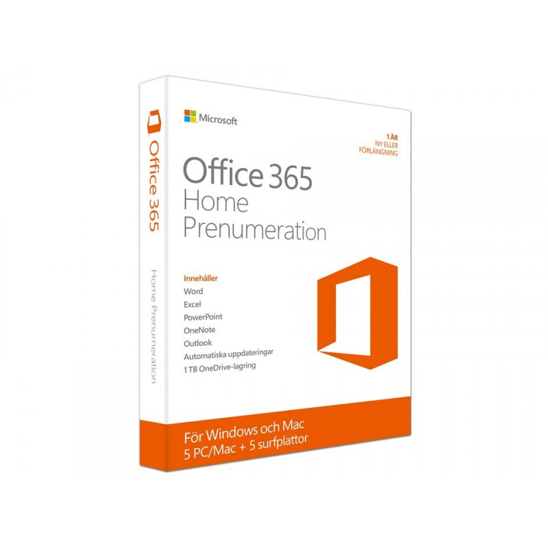 Microsoft Office - Microsoft Office 365 for 5 PC 1 vuosi