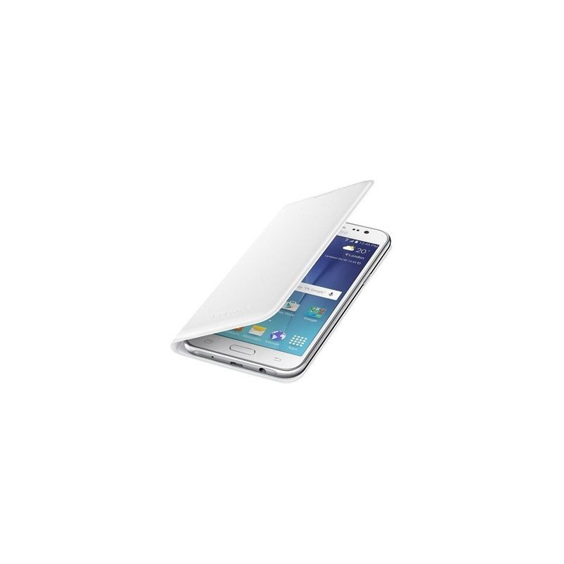 Cases - Samsung Flip Wallet White till Samsung Galaxy J5