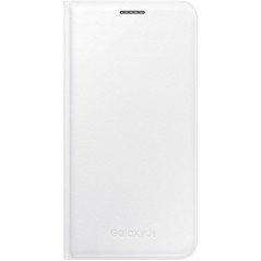 Cases - Samsung Flip Wallet White till Samsung Galaxy J5