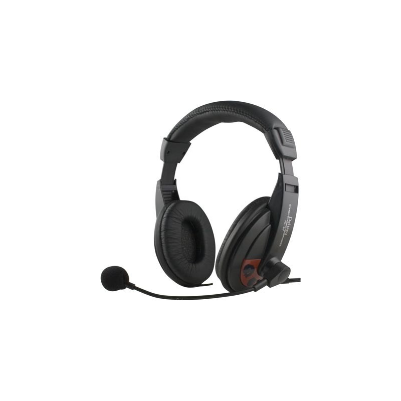 Chat Headset - Deltaco headset med 2x 3.5 mm AUX-anslutning