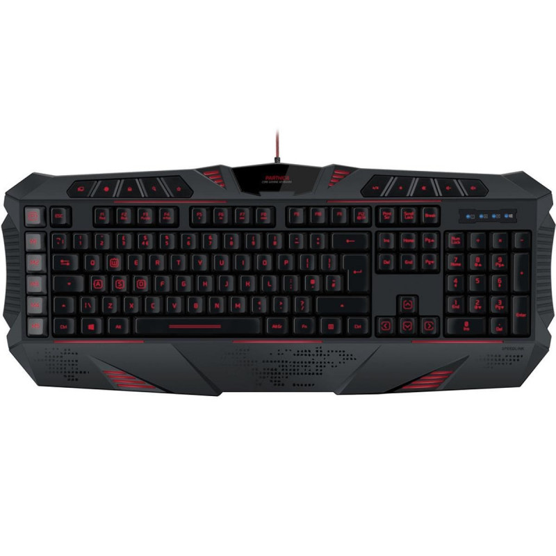 Wired Keyboards - SpeedLink Parthica Core bakgrundsbelyst tangentbord