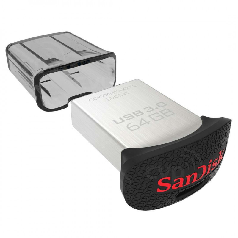 USB-memories - SanDisk Ultra Fit USB3.0 64GB USB-minne