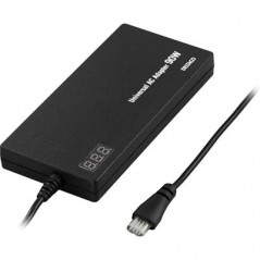 Universalladdare med display för bärbara datorer