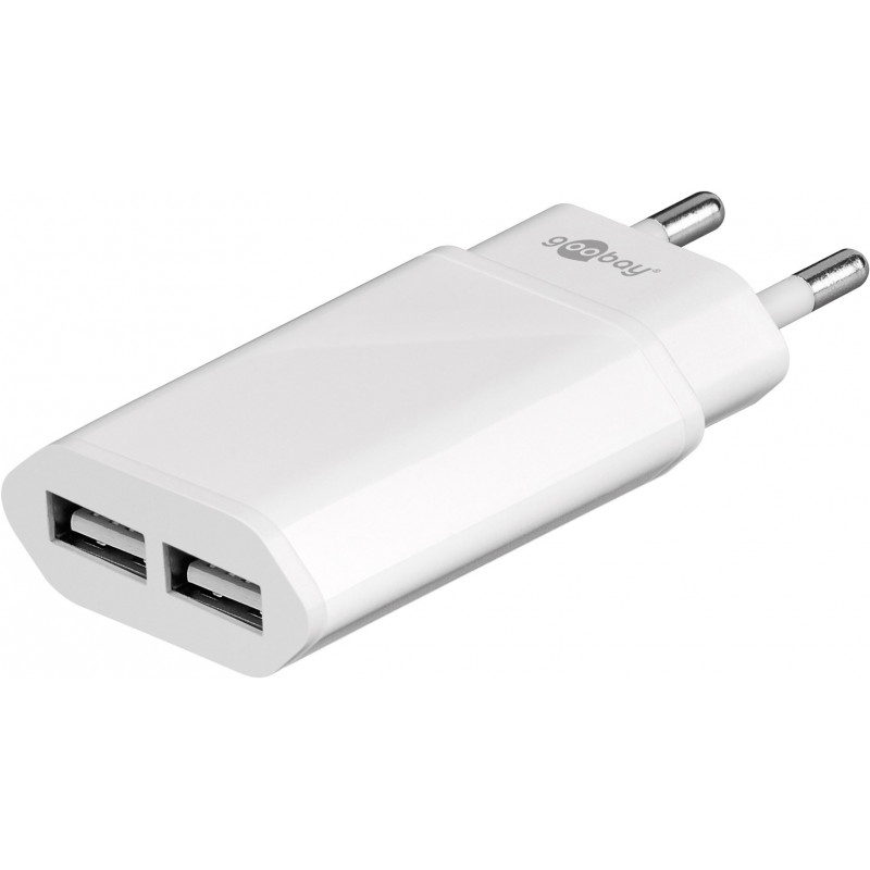 Phone Accessories - Strömadapter för 2xUSB-laddare 2.1 ampere