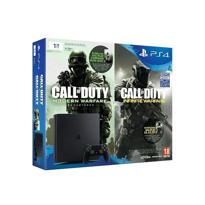 Other Computer Supplies - Sony Playstation 4 slim 1TB + CoD Infinite Warfare + Modern Warfare