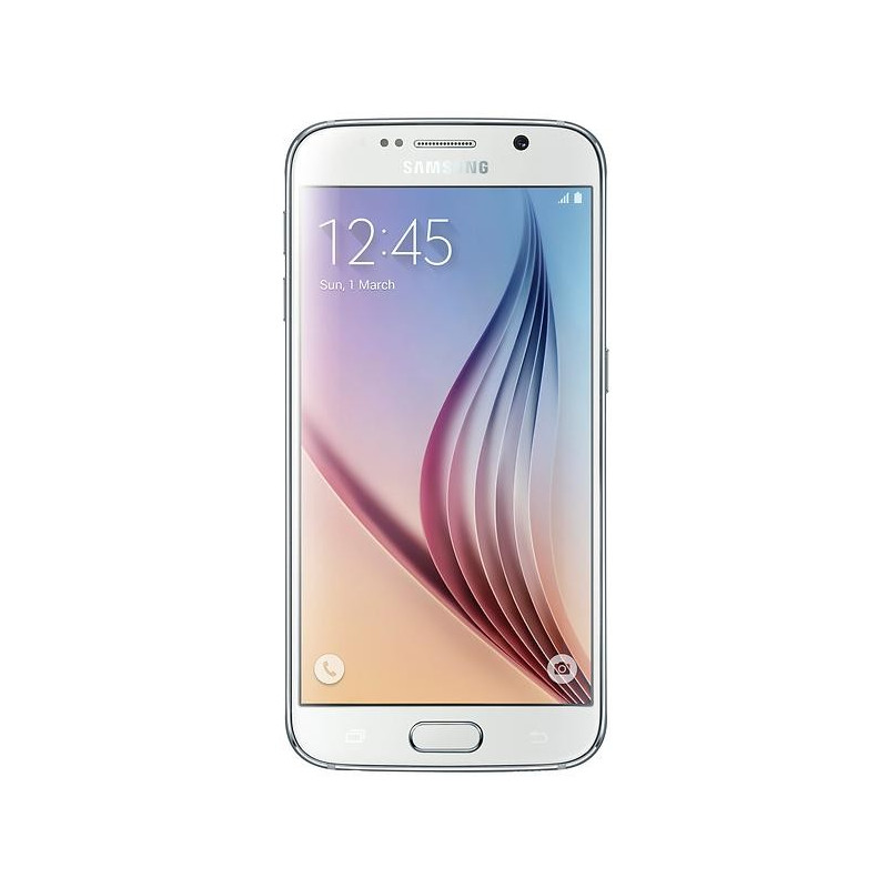 Samsung Galaxy - Samsung Galaxy S6 32GB White Pearl (beg) (äldre utan viss app support)