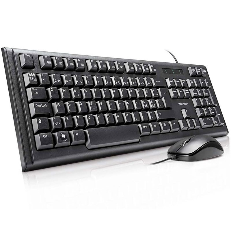 Keyboard & Computer Mouse - Andersson tangentbord och mus