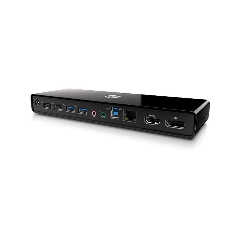 Docking station for computer - HP USB 3.0-dockningsstation av universalmodell (beg)