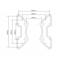 VESA-adapter till VESA 400