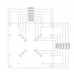 VESA-adapter till VESA 200