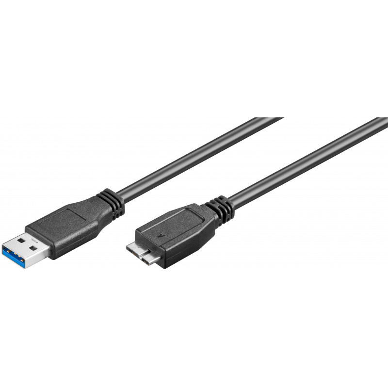 USB cable and USB hub - USB 3.0 kabel Typ A - Typ B micro