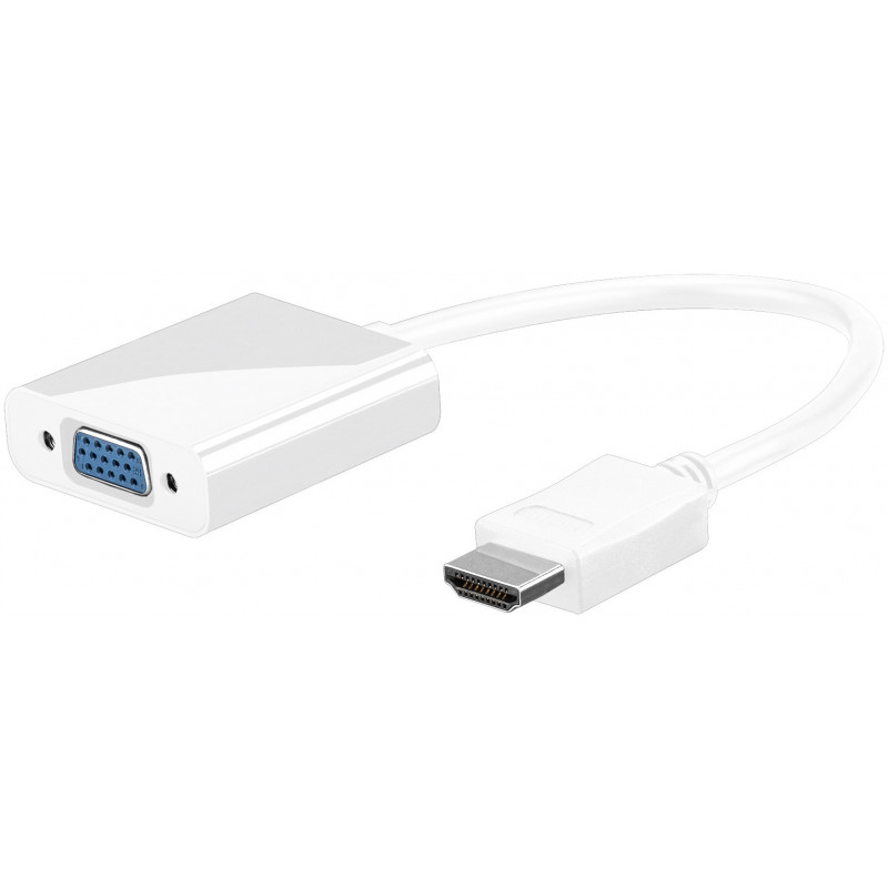 Screen Cables & Screen Adapters - HDMI till VGA-adapter med ljudstöd