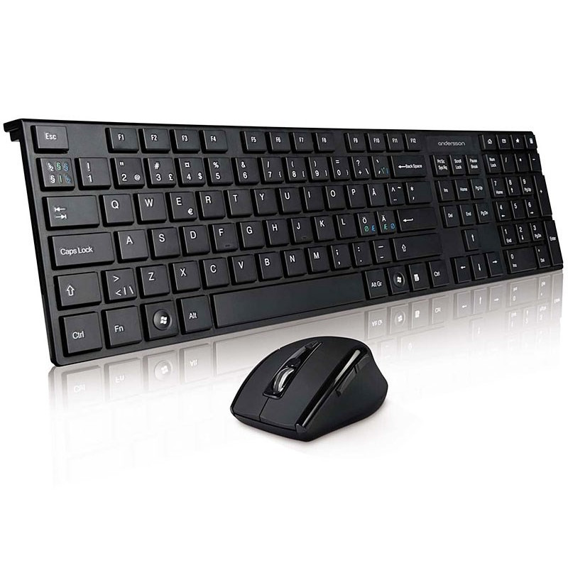 Wireless Keyboards - Andersson trådlöst tangentbord och mus