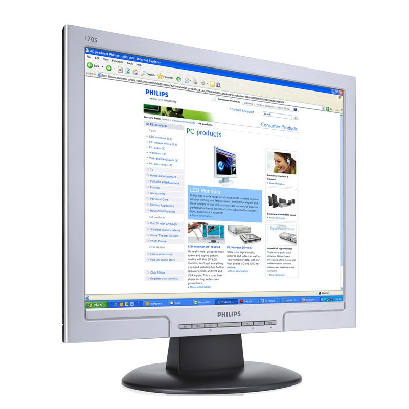 Second Hand Computer Screen - Philips LCD-Skärm (beg)