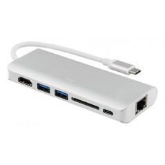 USB-C-dockningsstation av universalmodell