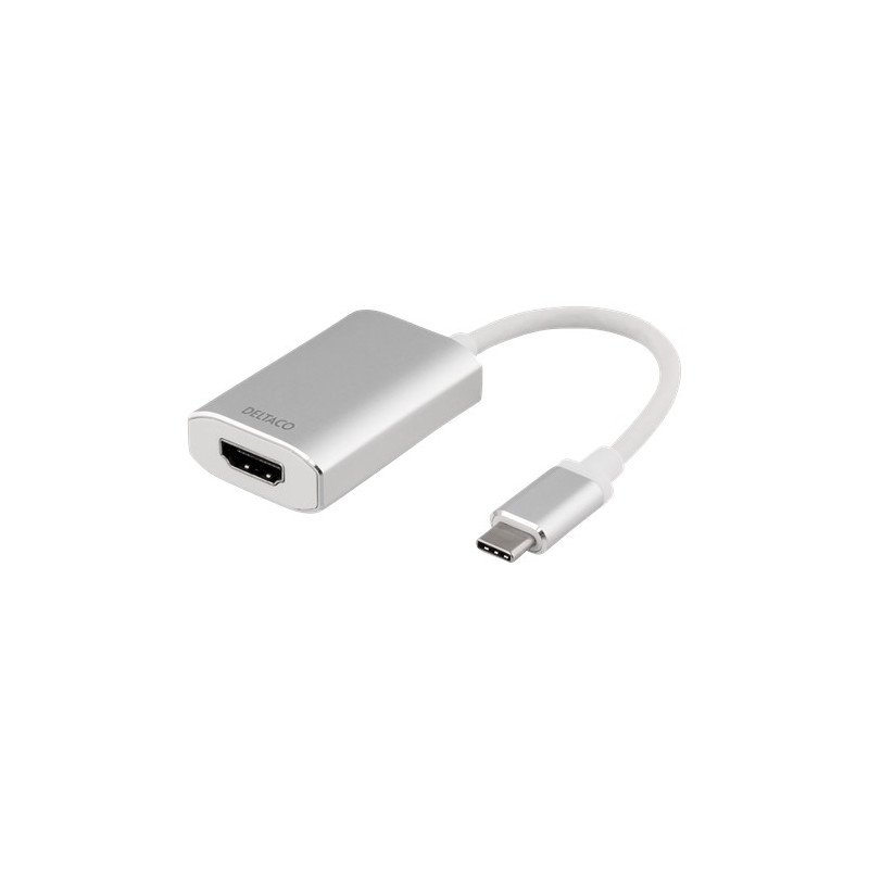 Screen Cables & Screen Adapters - USB-C till HDMI-adapter med USB-C-laddport