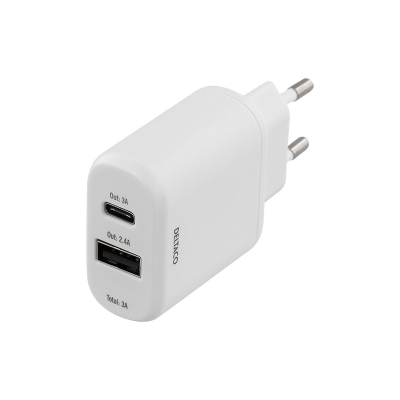 Chargers and Cables - Väggladdare med USB-C och USB