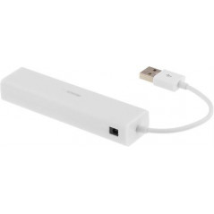 USB-nätverkskort 100 Mbit/s med USB-hubb