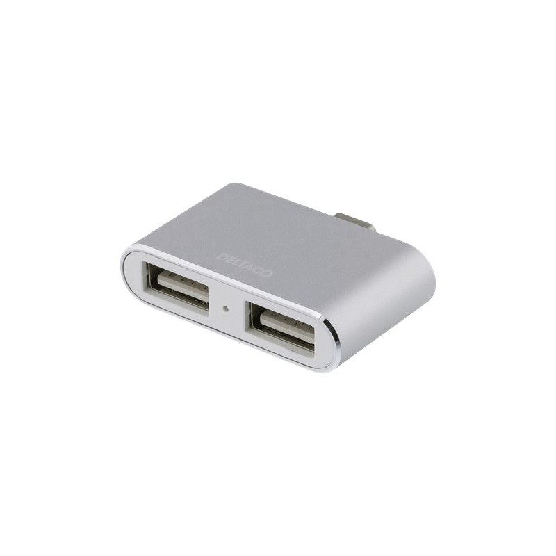 USB cable and USB hub - USB-C-hubb med 2 USB 2.0-portar