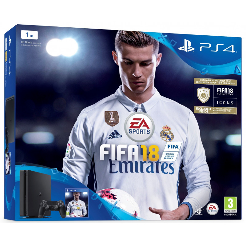 Fun stuff - Sony Playstation 4 slim 1TB + FIFA 18