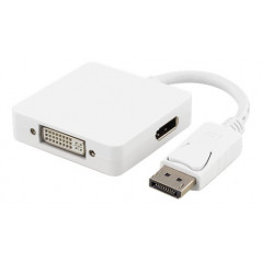 DisplayPort till DVI/HDMI/DP-adapter med ljud