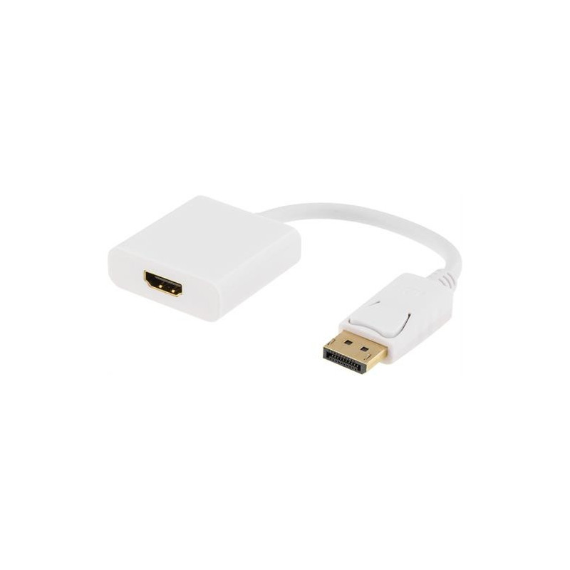 Screen Cables & Screen Adapters - Aktiv DisplayPort till HDMI-adapter med ljud