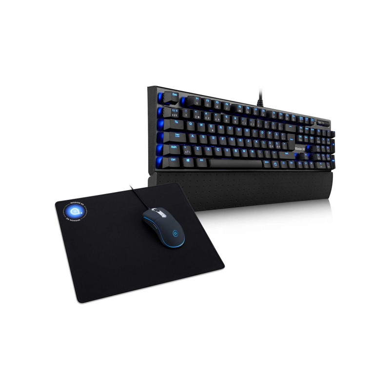 Gaming Keyboard - Mission SG gaming-tangentbord med mus och musmatta
