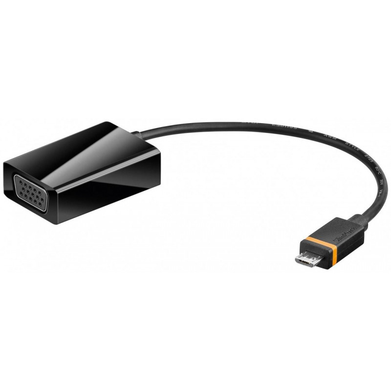 Screen Cables & Screen Adapters - Goobay SlimPort till VGA-adapter