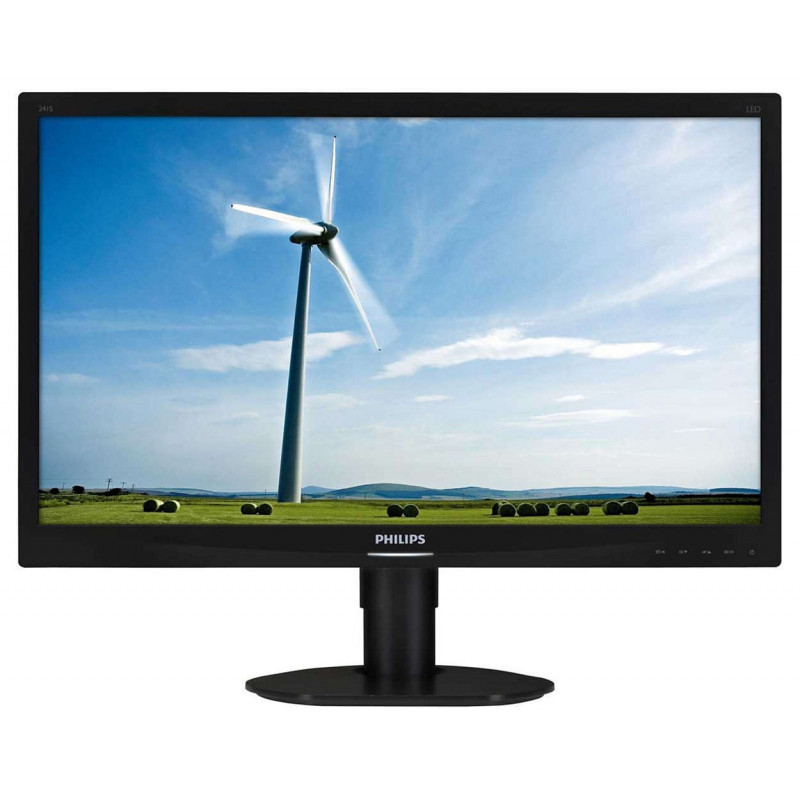 Philips 24-tums ergonomisk Full HD-skärm (beg) | Philips | 241S4L-b... Used computer monitors - Philips 24-tums ergonomisk Full HD-skärm (beg)